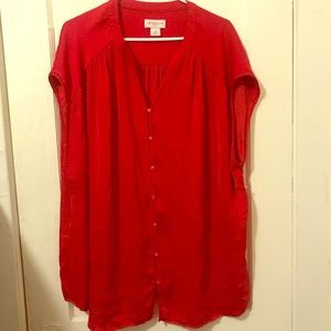 Red blouse